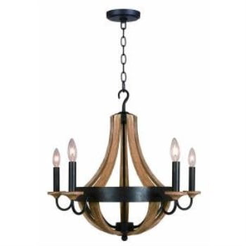 UPC 718212272152 product image for talo 5-light 83-1/4 in. driftwood chandelier driftwood | upcitemdb.com