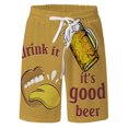 thumbnail image 4 of WILLBEST Pantalones Cortos Casuales para Hombre, Pantalones Cortos de Playa Estampados de Malla Transpirable A La Moda de Verano para Hombre, Pantalones de Playa, 4 of 4