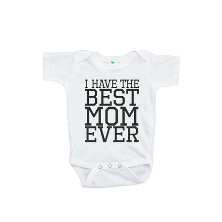 Custom Party Shop Baby Boy's Novelty Best Mom Ever - Black / 3-6 (Best Of The Month Clubs For Mom)