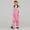 X-59Pink, variant on YMNXA Big Kids Boys Girls Adjustable Strap Thermal Bib Pants With Knee Solid Color Thickened Warm Overalls For Outdoor Outdoor Activities And Skiing Black 4-5 Years