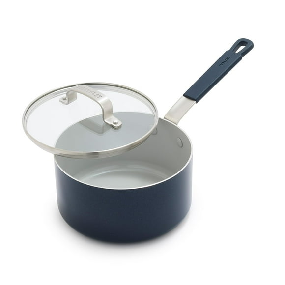 GreenPan x Bobby Flay 2.5QT Nonstick Saucepan wit