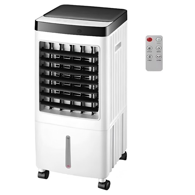 Enfriador De Aire Portátil 3 en 1 Adir Blanco 10 Litros 3 Velocidades Control Remoto