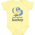 thumbnail image 3 of Inktastic Dreaming About Hockey Boys or Girls Baby Bodysuit, 3 of 5