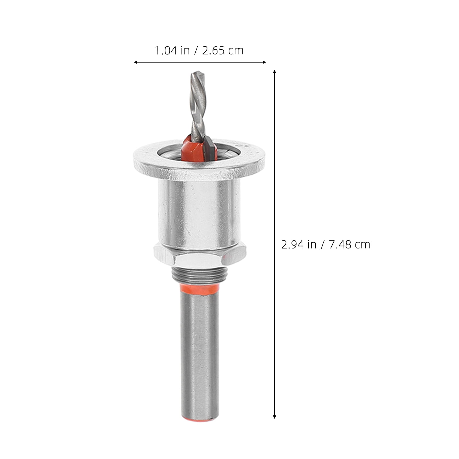 BESTYASH 5Pcs Countersink Drill Bit Set with Replacement Bits for Professional Woodworking Use