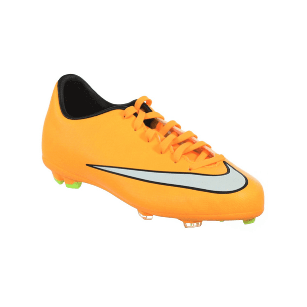 NIKE JR MERCURIAL VICTORY V FG Youth Soccer Cleats Orange White Black Yellow 6 Y - Walmart.com