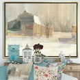 thumbnail image 3 of Hiver à la Ferme - Paysages Toile Encadrée, 3 of 3