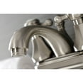 thumbnail image 4 of Kingston Brass KB4608BX Metropolitan 4 in. Centerset Bathroom Faucet with Pop-Up Drain, Brushed Nickel, 4 of 5