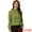 Avocado Green, variant on Women's Stand Collar Long Sleeve Office Blouse XS Carmine