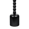 thumbnail image 5 of JONATHAN Y Turner 24.5" Designer Cottage Spindle Wood Column Drink Table and Decorative End Table with White Marble Round Top, Black, END3002B, 5 of 5