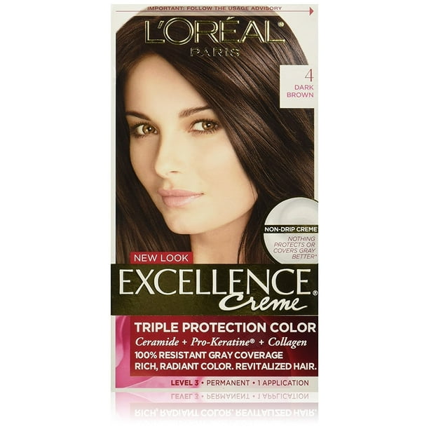 L'Oreal Professionnel - L'Oreal Paris Excellence Creme, 4 Dark Brown