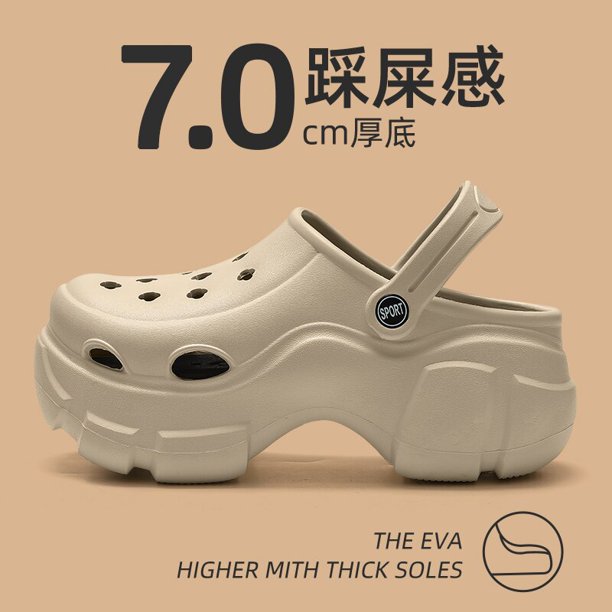 Sandalias de verano para mujer, zuecos de dibujos animados, con agujeros, para jardín, estudiantes y niñas, novedad de 2023 Qiuyongming unisex