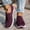 Purple, variant on Caywon Women Slip On Sneakers, Mesh Breathable Walking Shoes, Lightweight Casual Flat Loafers, Comfortable Ladies Shoes Zapatillas Mujer