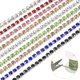 thumbnail image 3 of 9 rollos de 9 yardas de cadena de cierre de strass de cristal de 2 mm para manualidades de costura DIY, 9 colores, 3 of 7