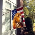 thumbnail image 2 of Artois Hound Dog American Flag Flag Canvas House Size, 2 of 4