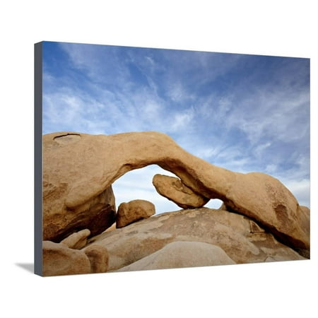 The Arch at White Tank Campground, Joshua Tree National Park, California Stretched Canvas Print Wall Art By James