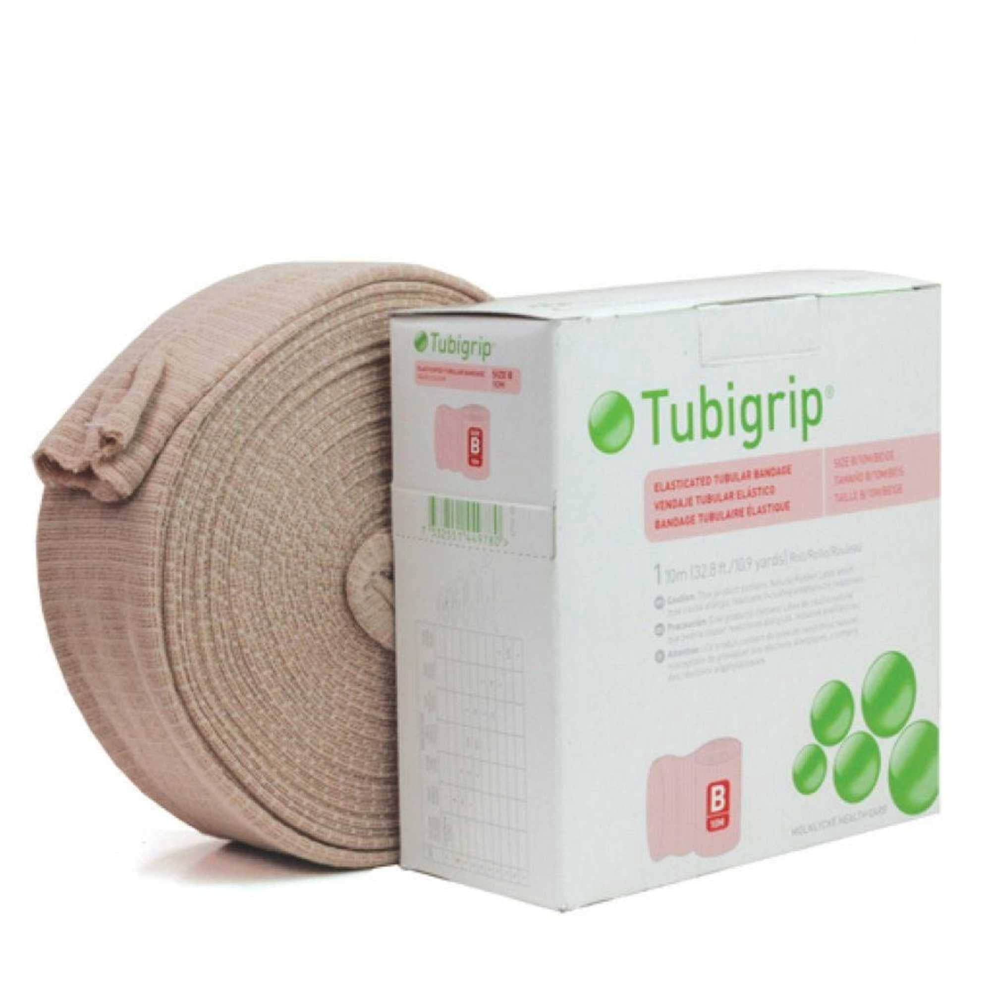 Molnlycke Tubigrip Elasticated Tubular Bandage: Natural, Size D, 10 Yds, 1 Count
