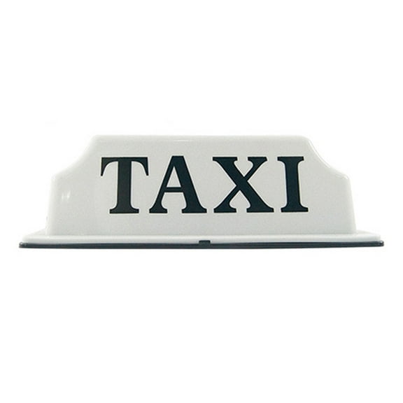 Taxi Sign Lamp Taxi LED Light 12V Magnetic Taxi Sign Roof Top Lamp Taxi Cab Indicator Sign White