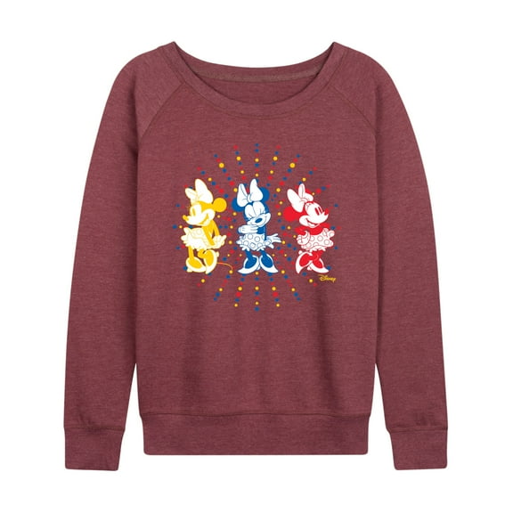 Disney - Mickey & Friends - Minnie - All Smiles - Women's Lightweight French Terry Long Sleeve Shirt