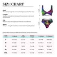 thumbnail image 6 of Daiia Bright Universe Women's Bikini Set Two Piece Swimsuit High Waisted Bikini Adjustable Straps Bikini Perfect for Beach, Pool, and Summer Vacation-XX-Large, 6 of 9