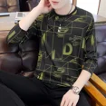 thumbnail image 3 of Suéteres de cuello redondo para hombre, tendencias de moda 2024, camisetas de primavera para hombre, tallas grandes, ropa Harajuku emo coreana, sudaderas normales, 3 of 5