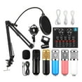 thumbnail image 2 of Professional Audio V8 Sound Card Set Mic Studio Condenser Microphone For Podcast Recording Live Streaming, 2 of 6