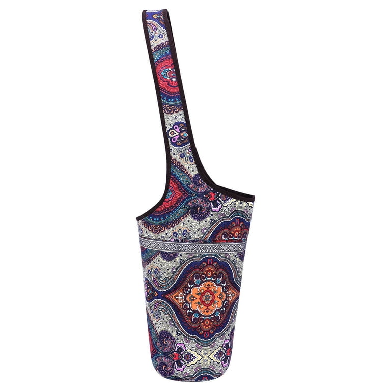 HAWEE Yoga Mat Bag-Floral Yoga Bags and Long Tote Carriers for