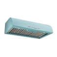thumbnail image 2 of Unique 36" Classic Retro Ocean Mist Turquoise Range Hood, 2 of 5
