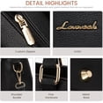 thumbnail image 5 of LOVEVOOK Purses and Handbags for Women, Tote Shoulder Bag Satchel Black Purse and PU Leather Top Handle for ladies, 5 of 8