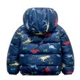 thumbnail image 3 of Kiijoy Toddler Boys Winter Warm Padded Coat Cartoon Hooded Puffer Jacket, Sizes 3-4, 3 of 3