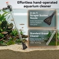 thumbnail image 3 of Alylo Manual Siphon Aquarium Gravel Cleaner, 4-in-1 Fish Tank Water Changer Kit with Built-in Pump, 3 of 7