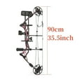 thumbnail image 3 of Adult Universal Compound Bow Set, 30-60 lbs Adjustable Aluminum Alloy Right-Hand Outdoor Archery Compound Bow, 3 of 5