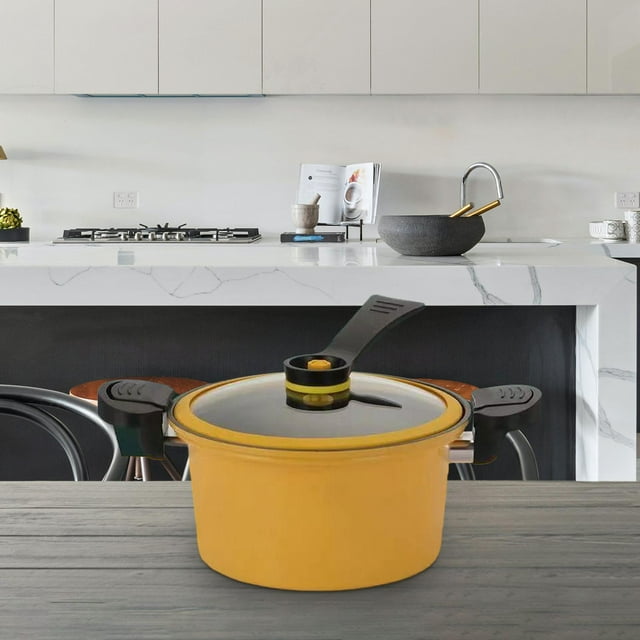 Olla de sopa de 3,5 L con tapa Macarena Olla a presión amarillo