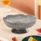 thumbnail image 5 of Platos de fruta con bandeja de desagüe - Bandeja de plástico para servir verduras y aperitivos - 25x25x11cm - blanco, transparente, gris, 5 of 6
