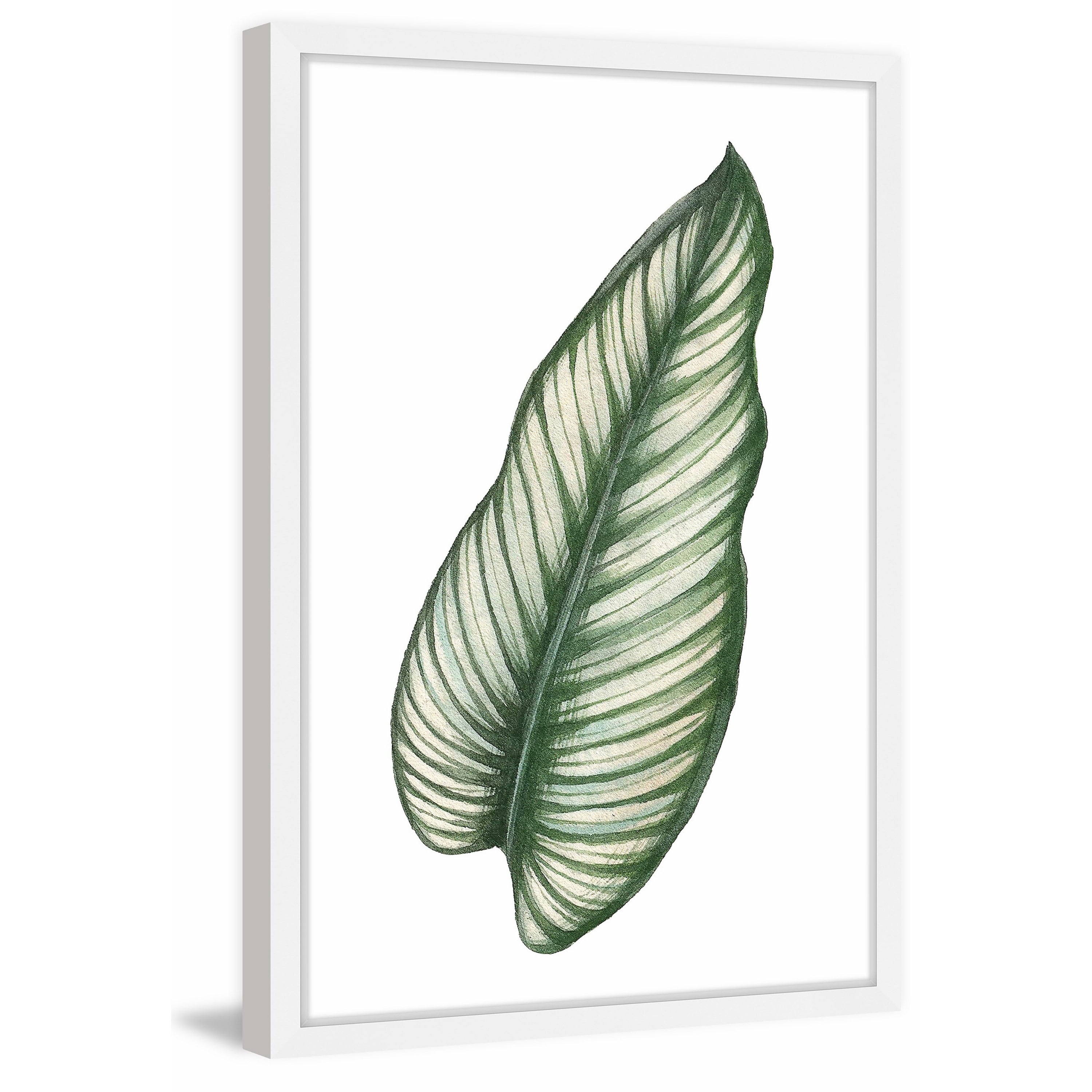 Marmont Hill "Top Leaf I" by Shayna Pitch Framed Painting Print