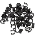 thumbnail image 1 of 50pcs Cable Clip Derailleur Cable Clamp Alloy Cable Buckle Hose Guide Brake Cable Clips, 1 of 8
