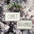 thumbnail image 3 of 12 Pieces Rustic Signs Christmas Ornaments Wood Sign Christmas Decorations Small Rustic Farmhouse Signs Christmas Tree Hanging Plaques Farmhouse White Signs Ornaments for Christmas Tree, 3 of 7