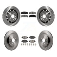thumbnail image 1 of Transit Auto Front Rear Disc Brake Rotors and Semi-Metallic Pads Kit for Car Ford Explorer Flex Taurus Police Interceptor Sedan Lincoln MKS Special Service K8S-100939, 1 of 11