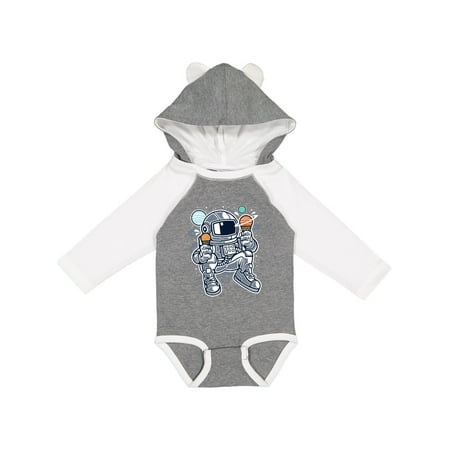 

Inktastic Astronaut Ice Cream Gift Baby Boy or Baby Girl Long Sleeve Bodysuit