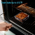 thumbnail image 3 of ACDANC 2026 New Mini 4.5X4.5Inch Square Glass Baking Dish for Oven, 10Oz Square Cake Pan Glass Casserole Dishes for Oven, 3 of 6