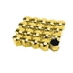 thumbnail image 1 of 20 piezas de cubierta protectora para tuercas de cubo de rueda de coche, a prueba de polvo, decoración a presión en plástico ABS, chapado en oro, 21 mm/0,83 pulgadas, 1 of 1