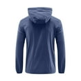 thumbnail image 3 of WXLWZYWL Fall Savings Day Clearance 2024 Men's Lightweight Waterproof Rain Jacket,Shell Hooded Outdoor Raincoat Hiking Windbreake jacket, 3 of 3