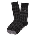 thumbnail image 2 of Stormtrooper Argyle Black Men's Socks, 2 of 3