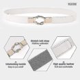 thumbnail image 2 of 4 Pack Ladies Elastic Elastic Waistband ,women Skinny Belt For Dresses Retro Stretch Ladies Waist Belt, 2 of 5