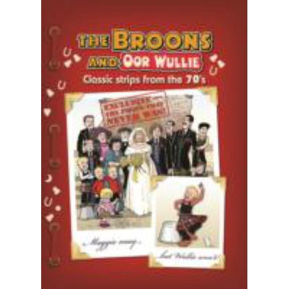 Pre-Owned The Broons and Oor Wullie Classic Comic Strips from the 70s Hardcover Comics Humor Collection English