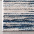 thumbnail image 7 of Well Woven Sevvina Blue & Ivory Zig-Zag Stripes Distressed Area Rug 7'10" x 9'10", 7 of 7