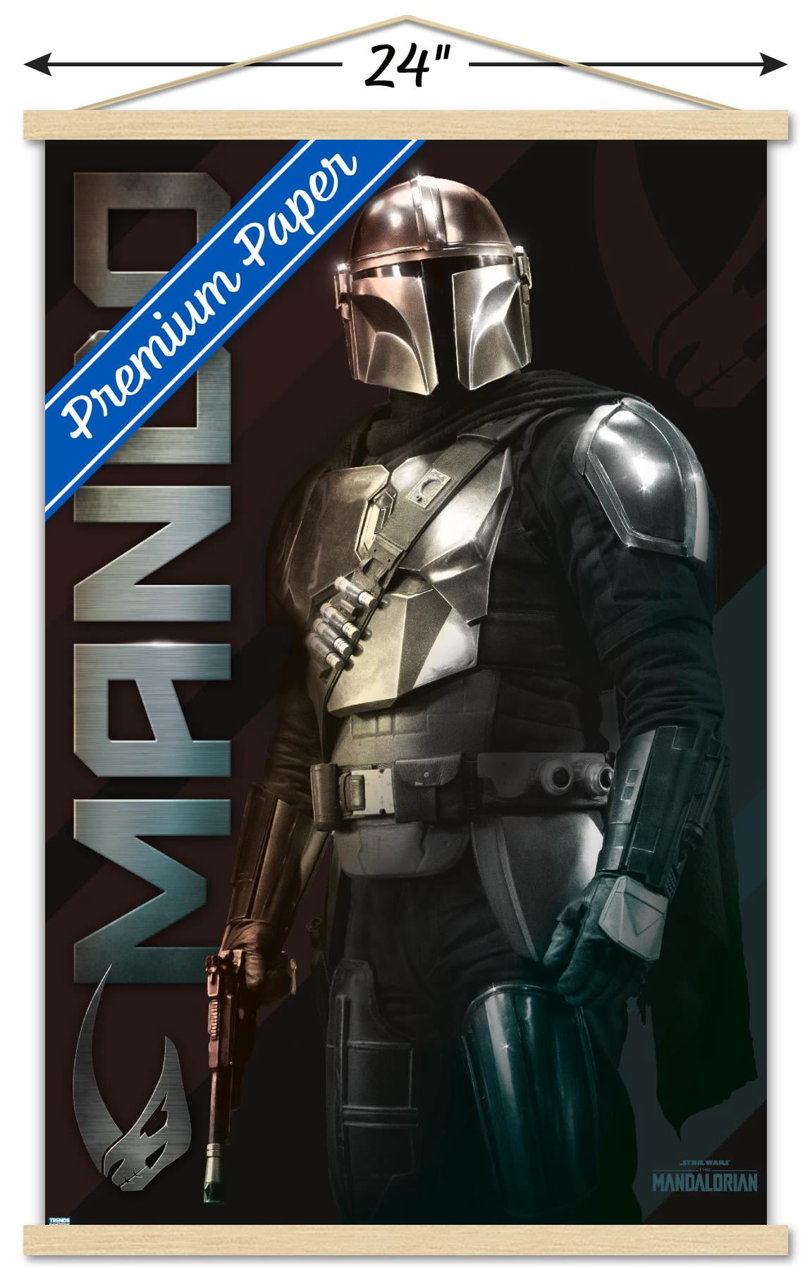 Star Wars The Mandalorian: Season 2 (2020) - Name Wall Poster with Magnetic Frame, 22.375" x 34"