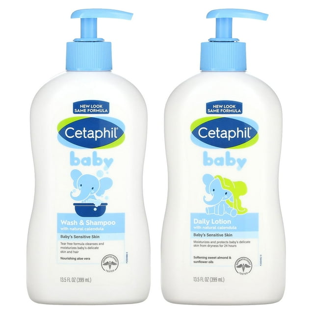 Jabón y champú para bebés y loción corporal Cetaphil Healthy Skin
