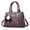 Purple_002, variant on Bmisegm Fashion Handbag Simple Bag Large Capacity One Shoulder Women Bag Work Tote White One Size