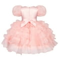 thumbnail image 2 of Flower Girls Ruffles Princess Birthday Wedding Party Dress Sequin Cake Dress, 2 of 7