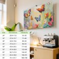 thumbnail image 6 of Indoor Elastic TV Cover for 55 Inch Flat Screen TVs,Spring Garden Flower Butterfly Stretch TV Screen Protector Smart Television Protection Covers TVs Enclosure,Wildflower Oil Painting Art, 6 of 9